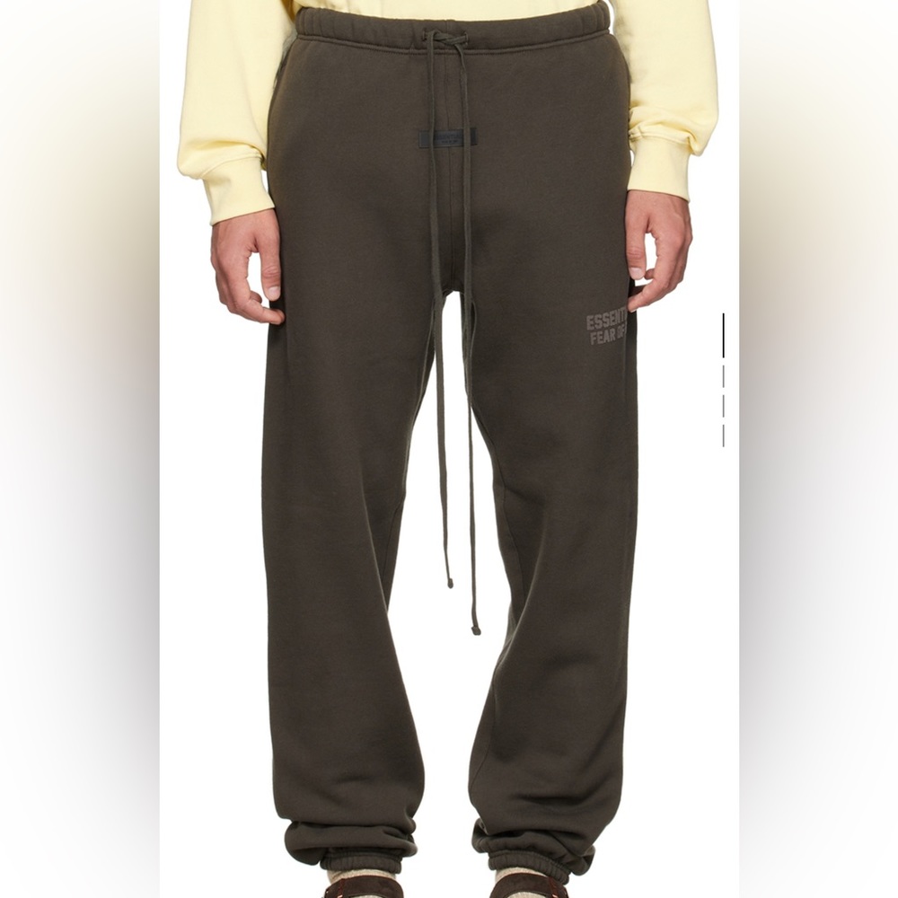 Fear of God Essentials Drawstring Joggers/Sweatpants - Khaki